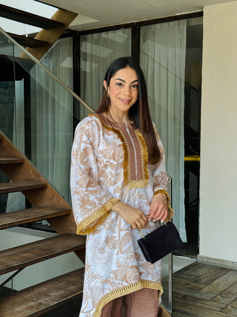 MAHIRA PASTEL SUMMER PASKITANI KURTA SET